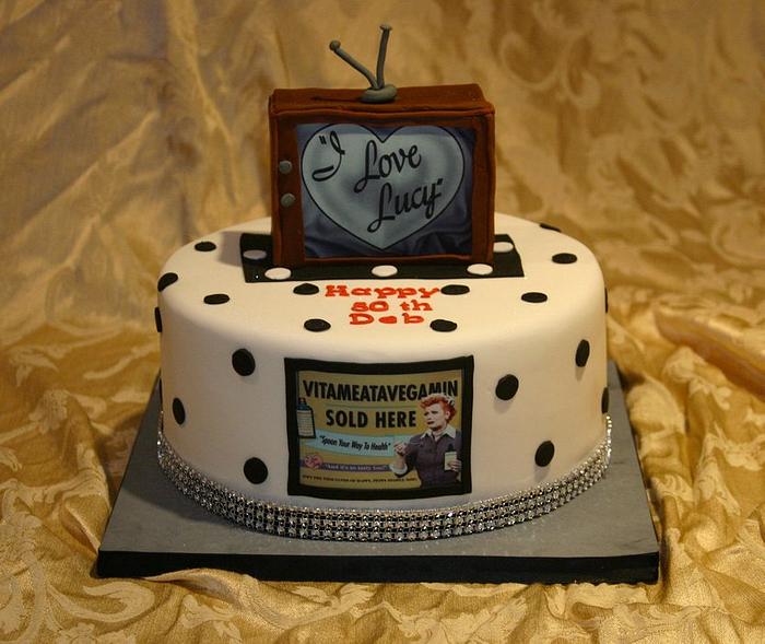 I Love Lucy cake