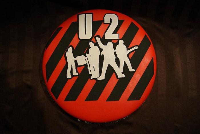U2 Inspired Birthday Cake