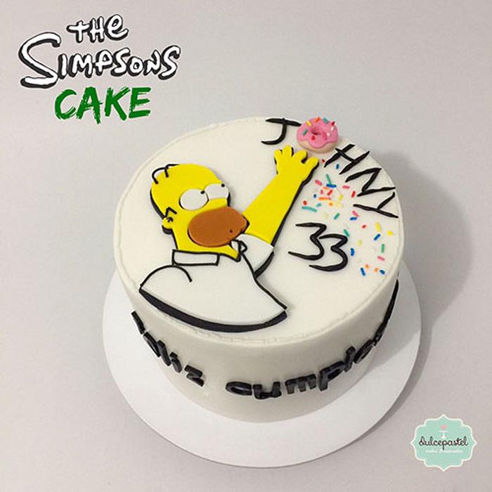 Torta Los Simpsons Medellín - Decorated Cake by - CakesDecor
