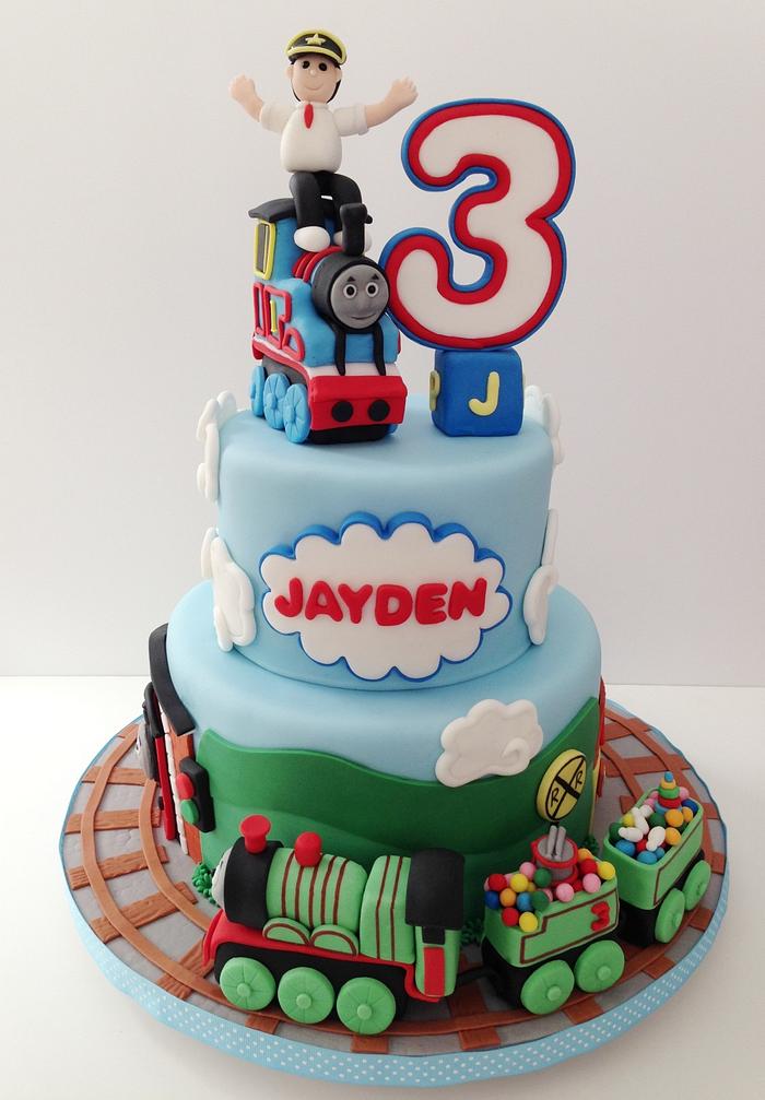 Another Thomas the Train and Little Spiders Birthday Cake | Suzi's Cakes