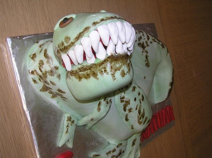 T-Rex cake 