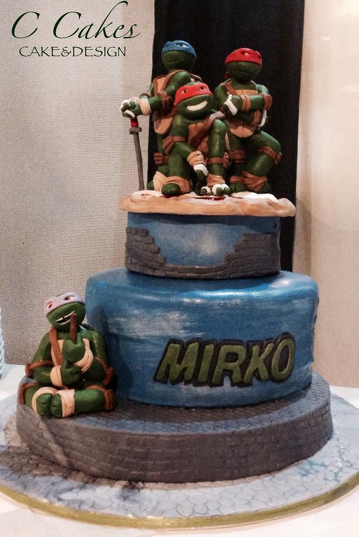  cake ninja turtles