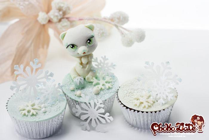 Winter cupcakes