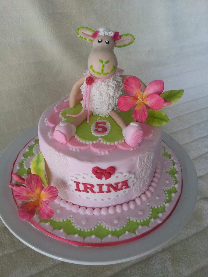 A lamb cake for Irina ... 