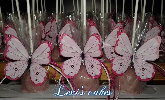 butterfly cakepops