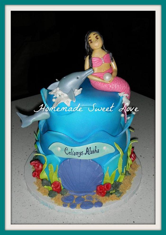 Mermaid cake