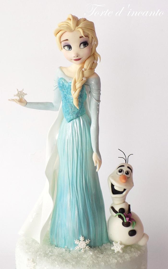 Elsa and Olaf Frozen
