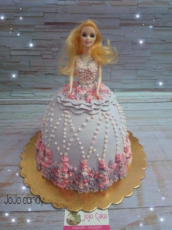 Barbie cake by hala