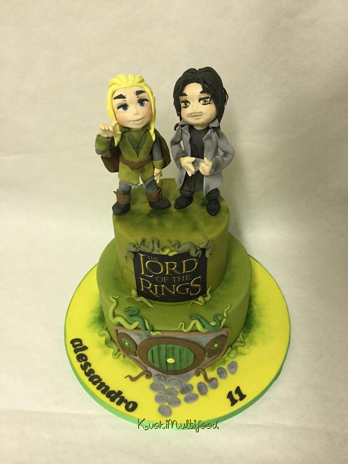 Lord of the ring cake 