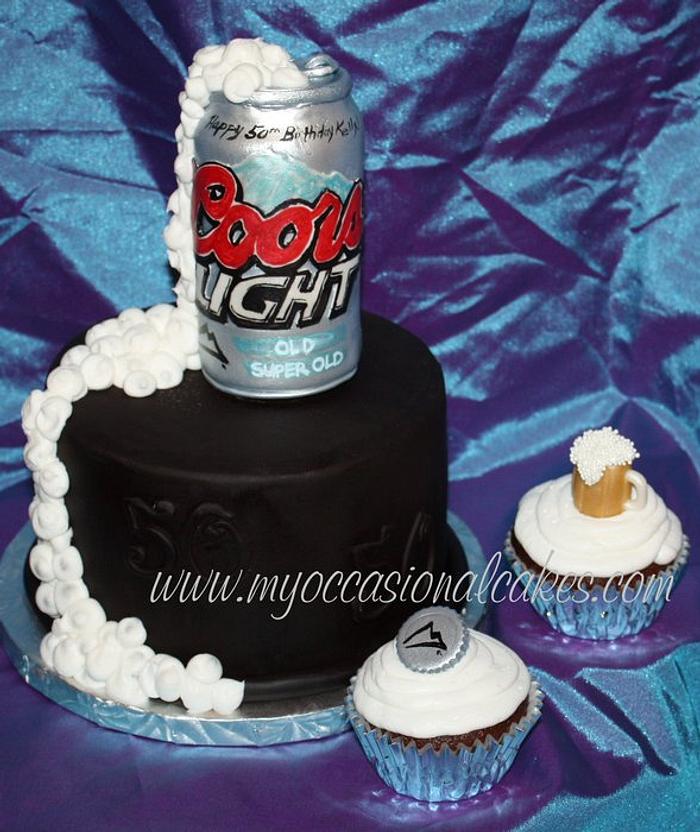 Beer Can cake & cuppies