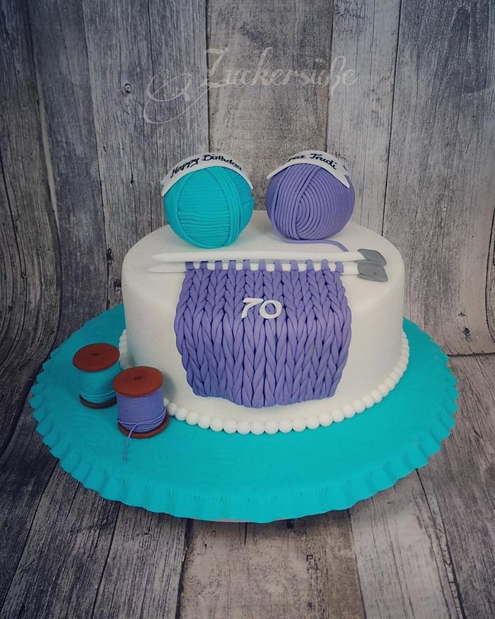 Wool Cake for 70th birtday