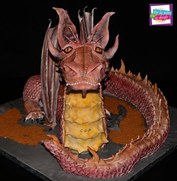 Sculpted cake "Dragon" 