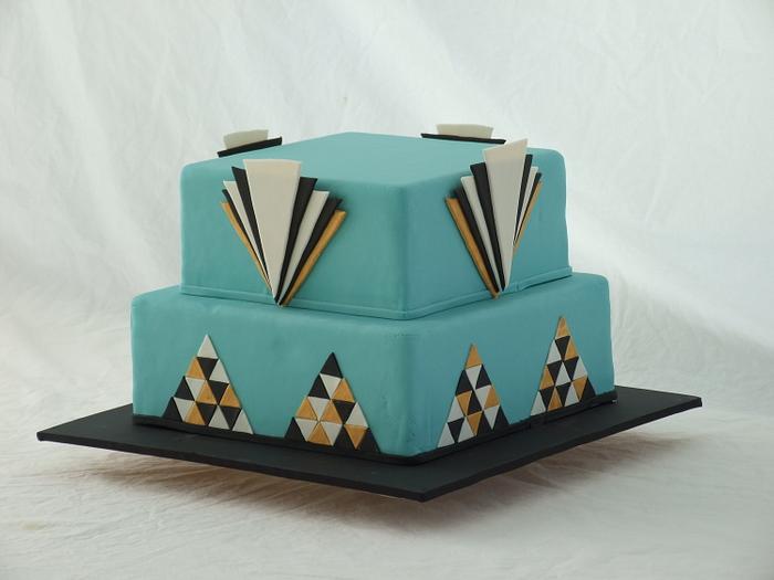 Art Deco cake