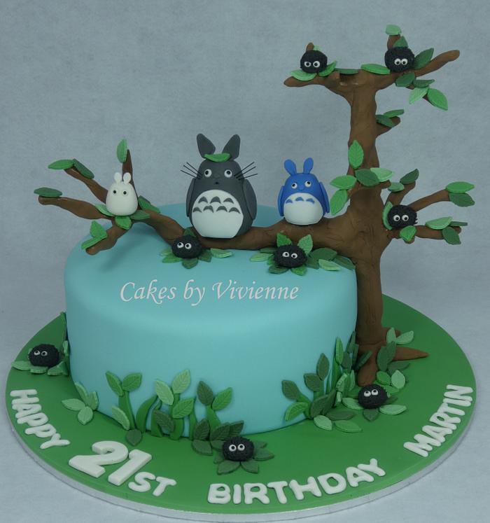 Totoro Birthday Cake