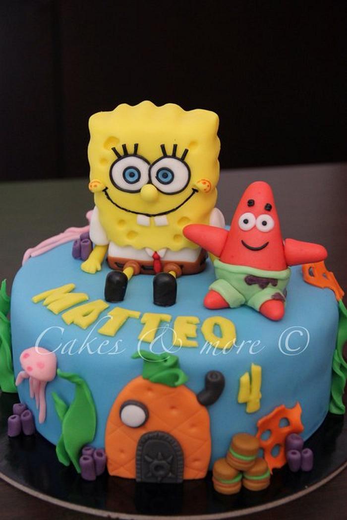 Spongebob and Patrick cake