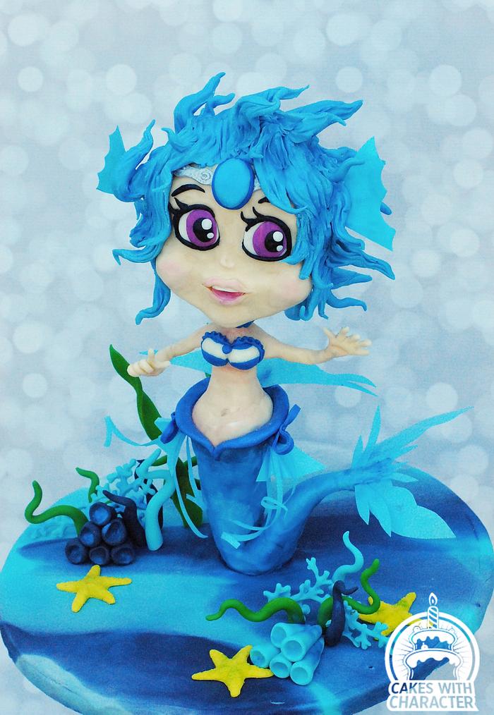 Blue Mermaid from the Under the Sea Collaboration