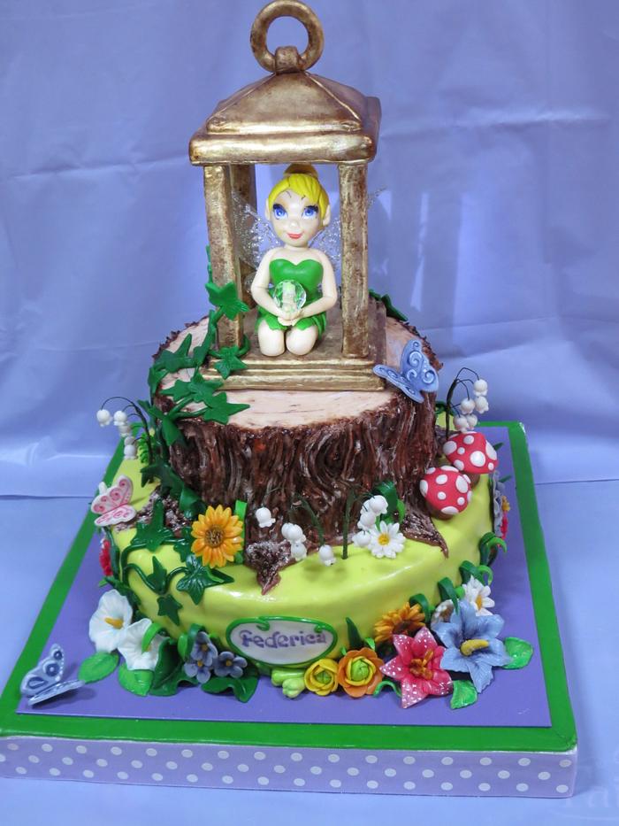 tinkerbell cake