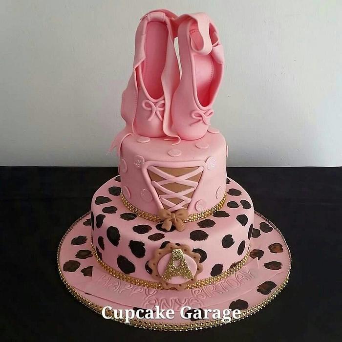 Ballerina themed cake