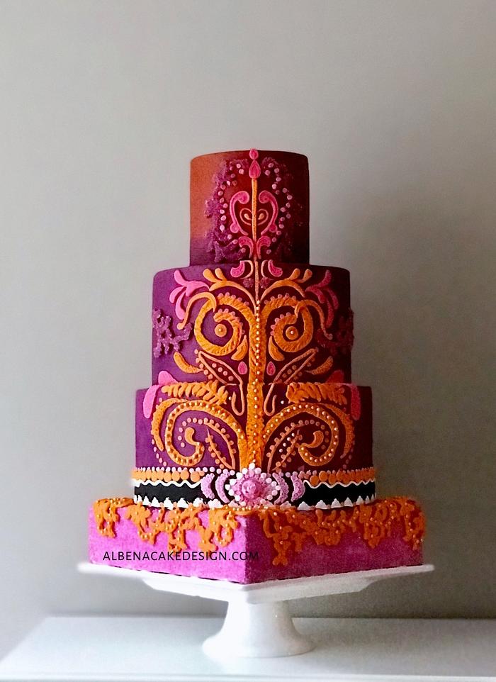 Indian Wedding Cake 2