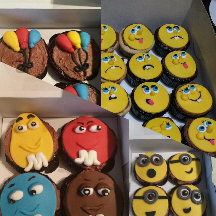 various cupcakes 