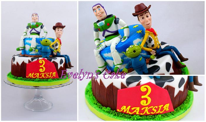 toy story cake for a little maks