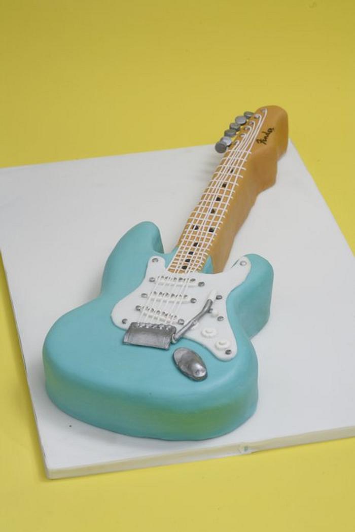 Guitar theme cake - Celebration Online Cake Shop. | Facebook