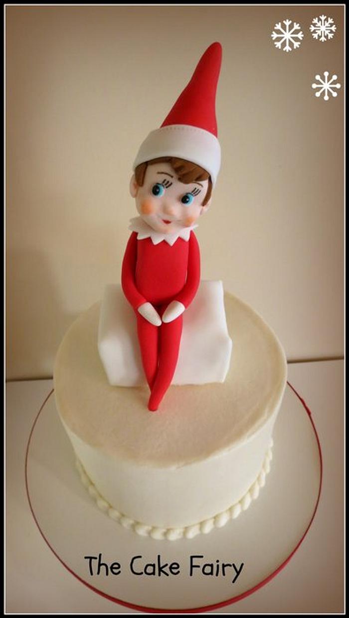 Farewell Elf on the Shelf Cake!