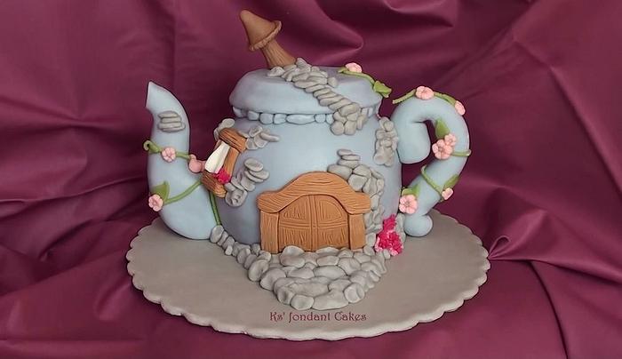 Tea Pot Fairy House