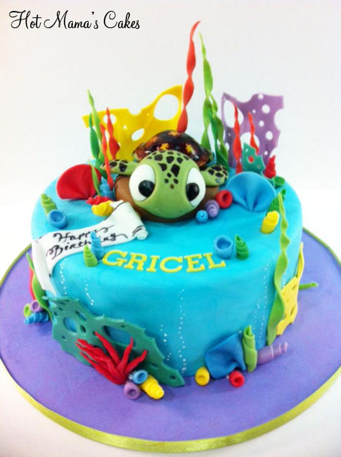 Squirt cake from Finding Nemo