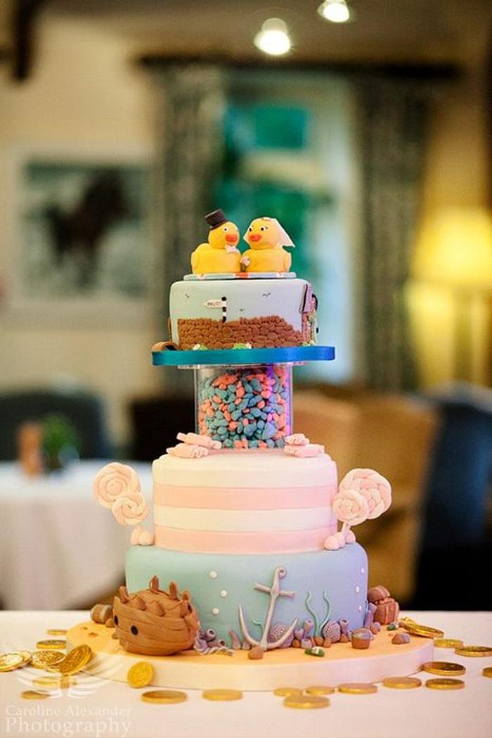Rubber Duckie Wedding Cake
