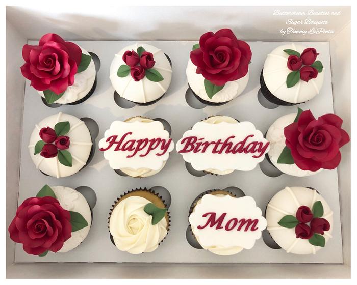 ~ Beautiful Birthday Cupcakes ~