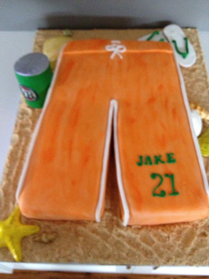 " Jakes Beach Party Cake"