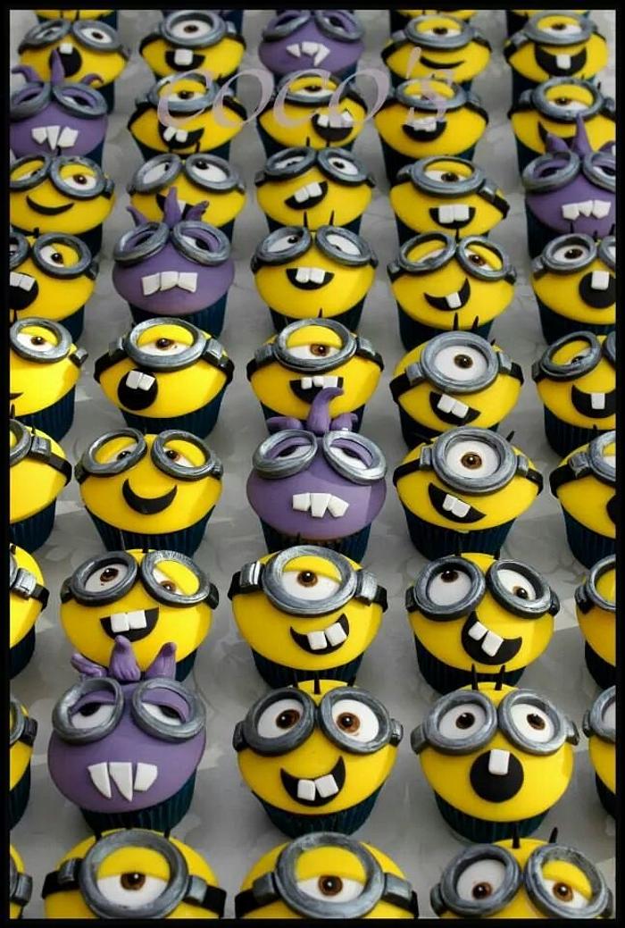 a cupcake army of minions 
