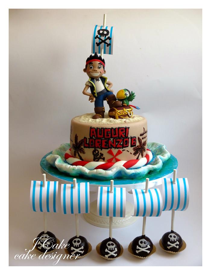 Jack the pirate cake
