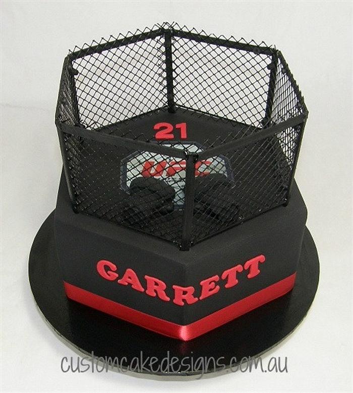 UFC Fighter Cage Cake