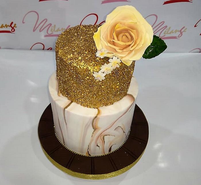 "SEQUINS CHIC CAKE"