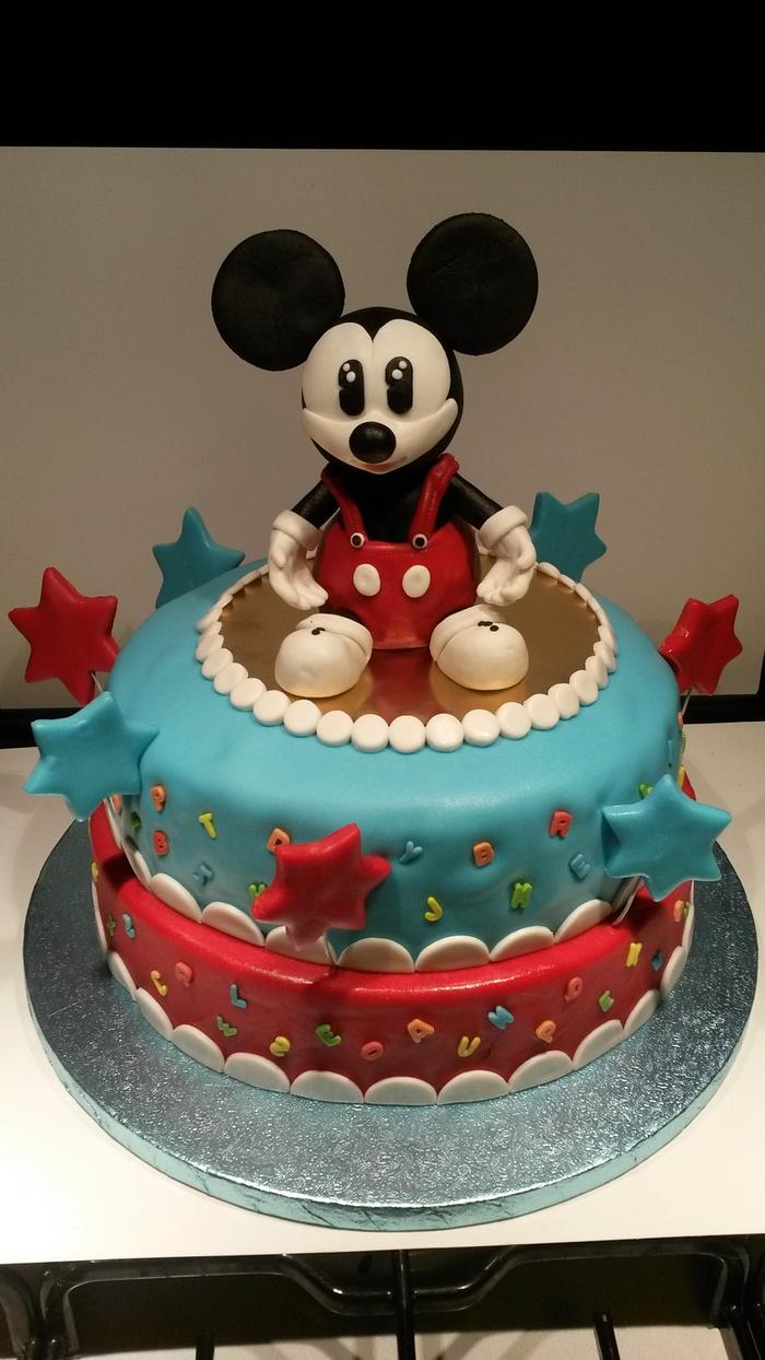 mickey mouse cake - for my nephew Nicolo'