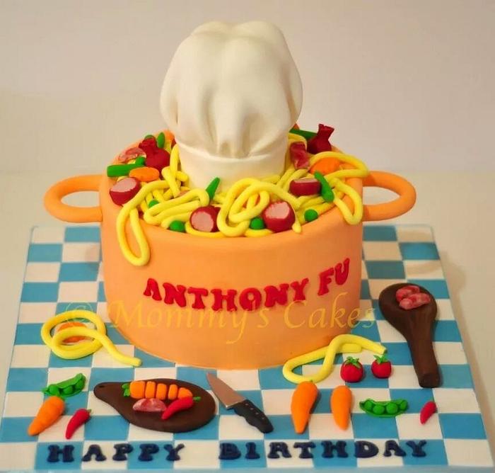 Chef birthday cake