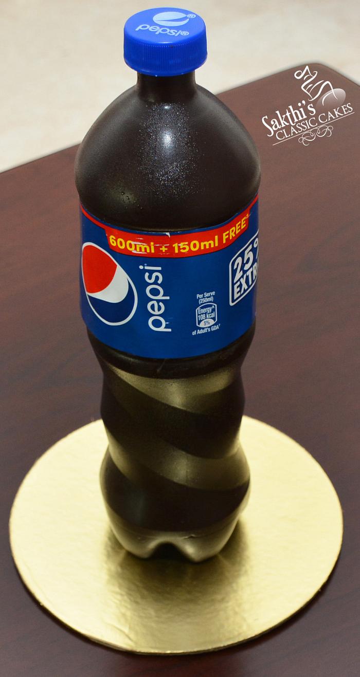 Pepsi bottle cake