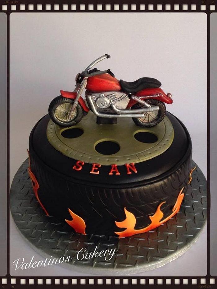 Motor Bike Cake