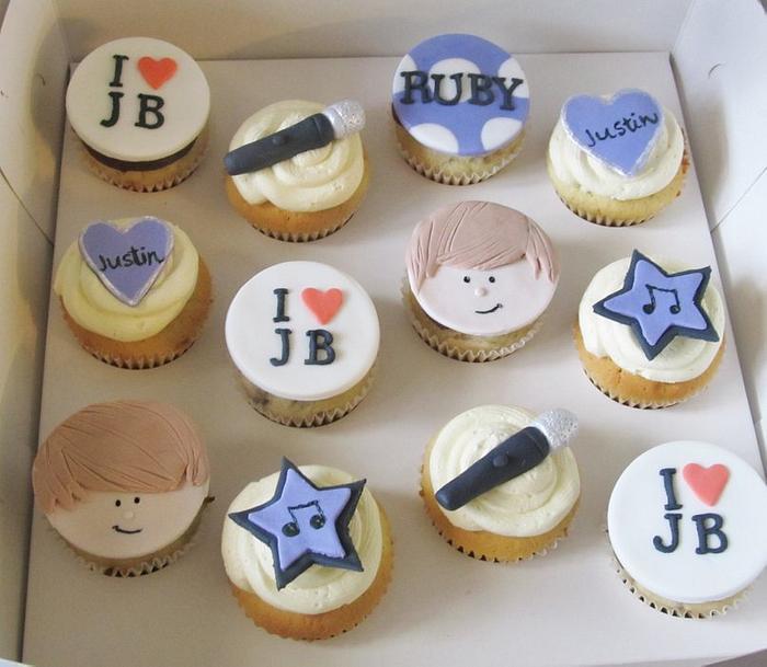 Justin Bieber Cupcakes