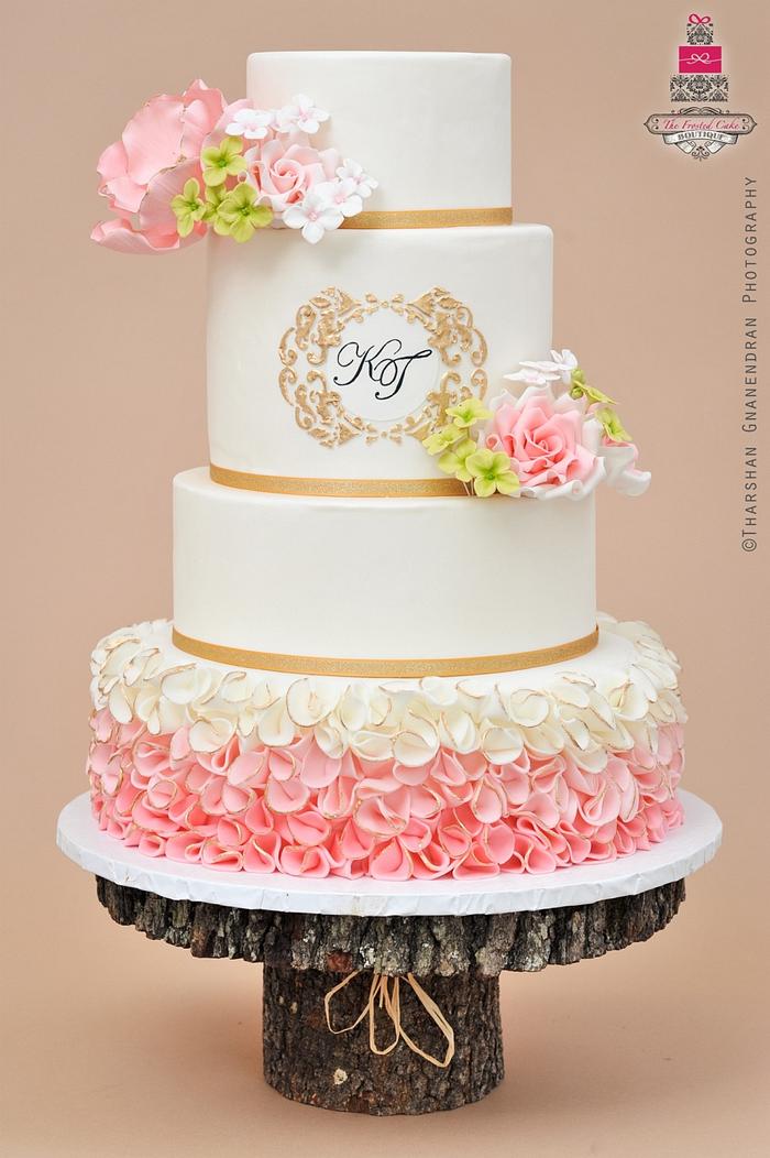 {Enchanted} Wedding Cake