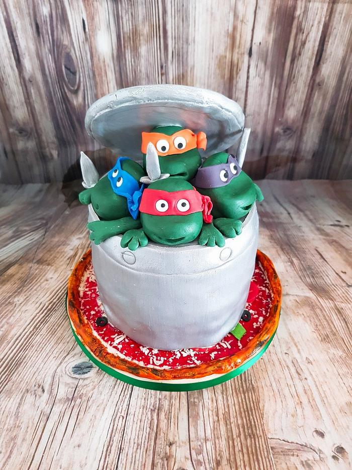 Mutant Ninja Teenage Turtles cake
