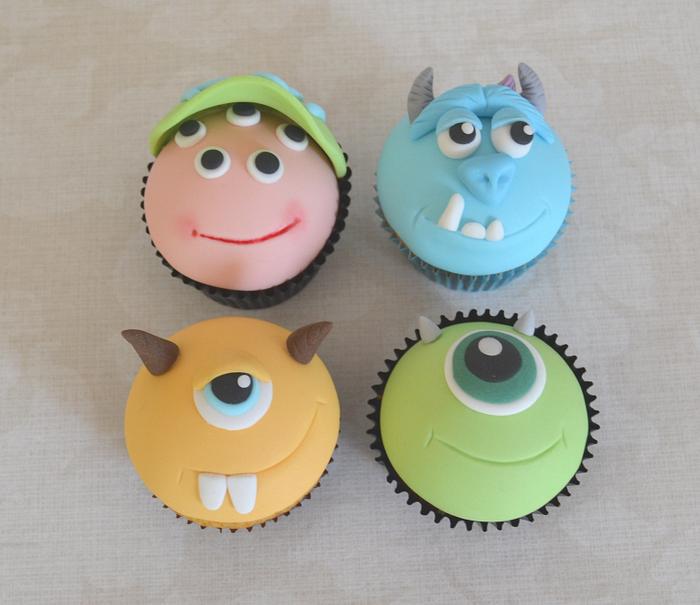 Monster Inc cupcakes