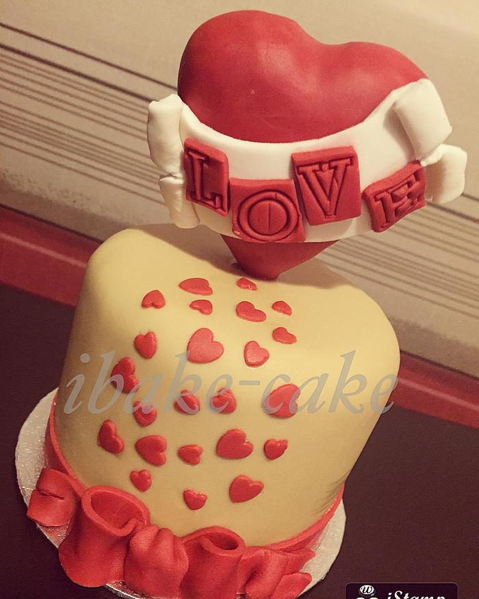 Love Heart cake