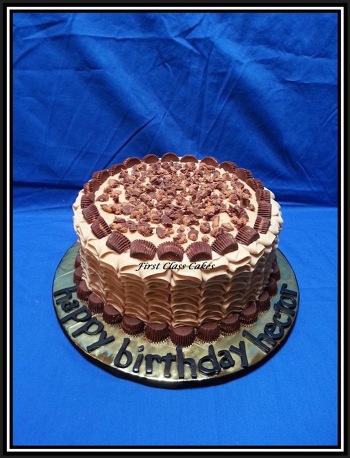 Reeses Cup Chocolate Peanut Butter Cake