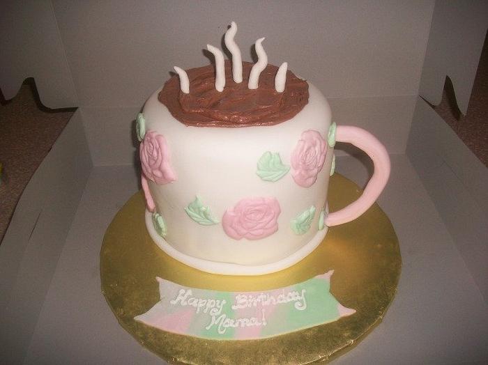 Coffee Mug Birthday Cake