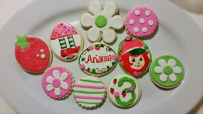 strawberry shortcake cookies!
