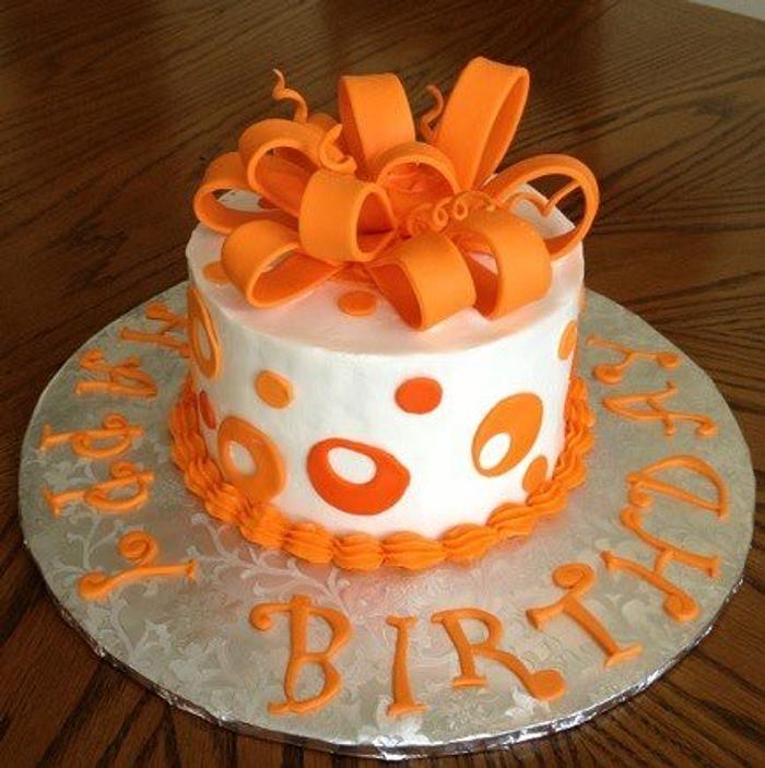 The orange cake 