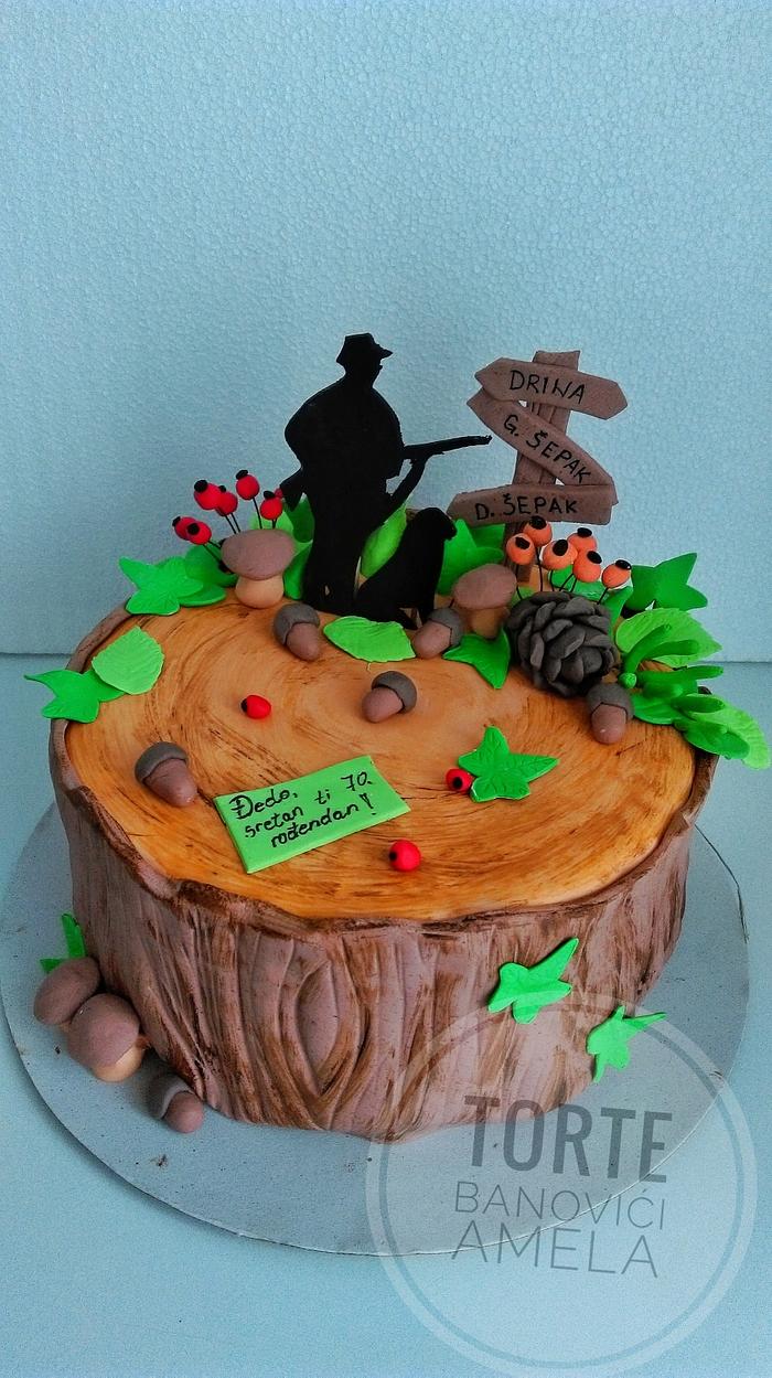 A hunter cake